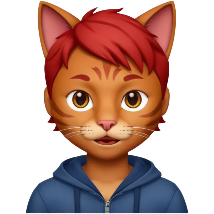 Cat Boy Red emoji