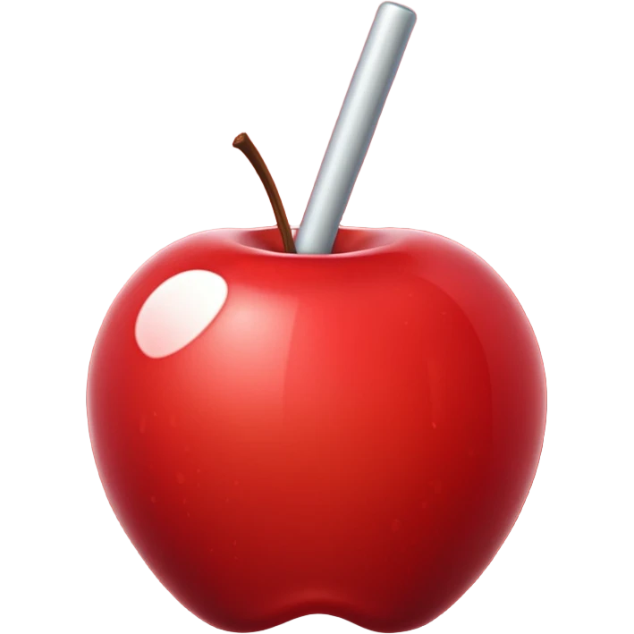 Candy apple emoji
