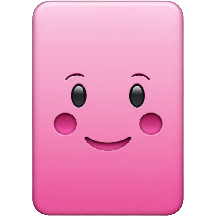 Pink card emoji