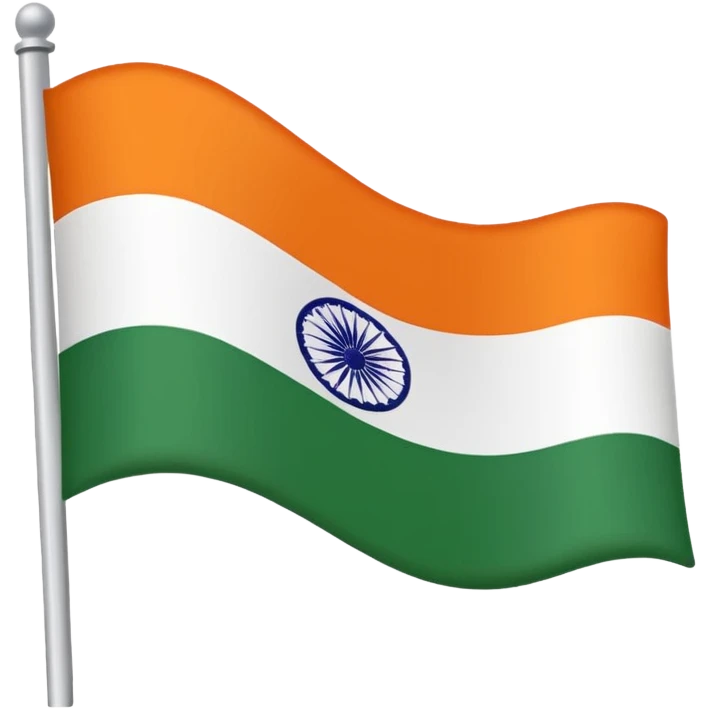 Indian flag 3d emoji