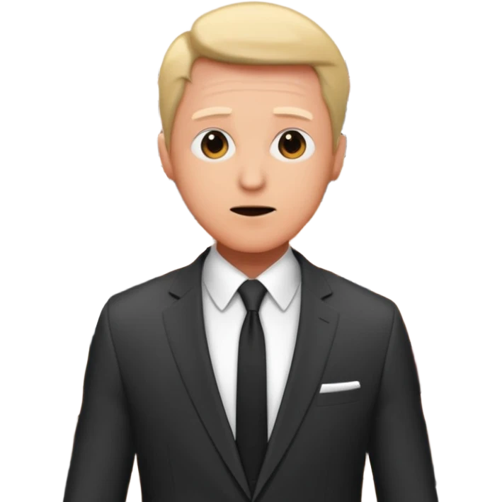a famous artist FEELING FEAR, with the audience BEHIND HIM emoji