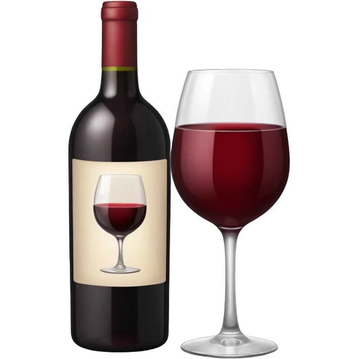 wine bottle emoji
