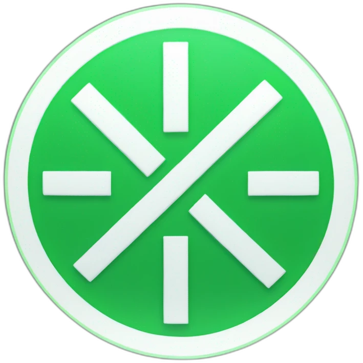 white plus symbol in a green circle emoji