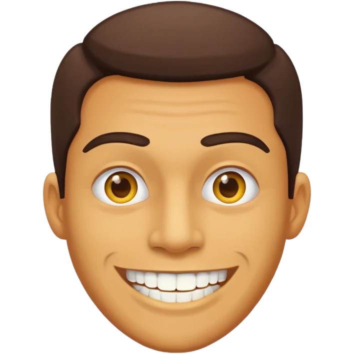 man a yellow teeths emoji