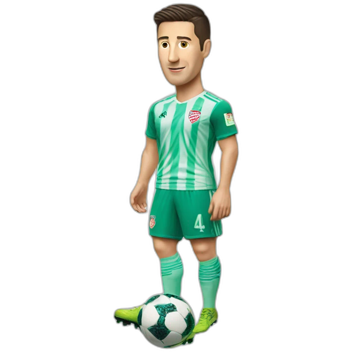 Lewandowski foot emoji