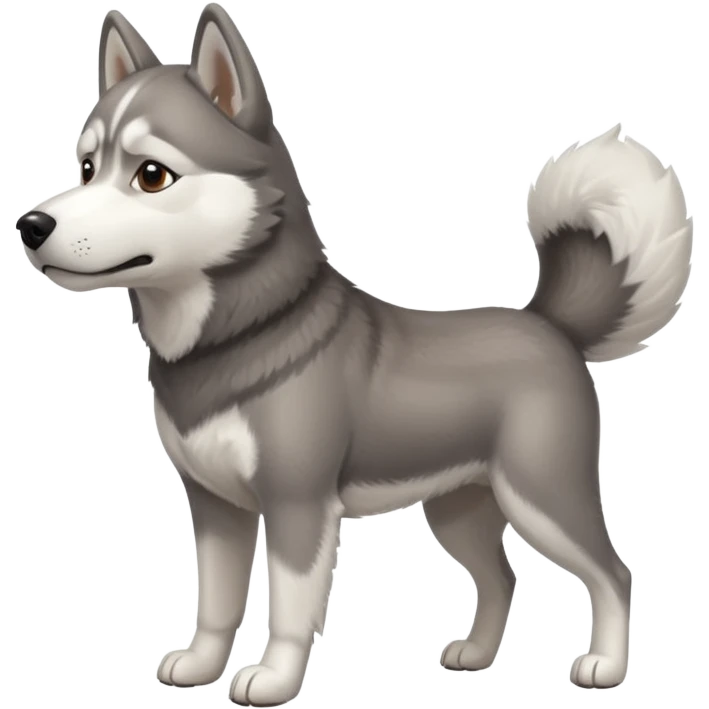 Sled dog emoji