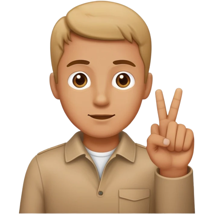 Мужчина показывает пальцем вверх, внимание! emoji