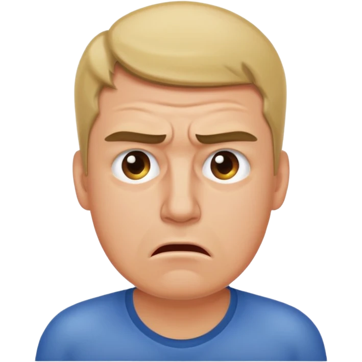 Overwhelmed man emoji