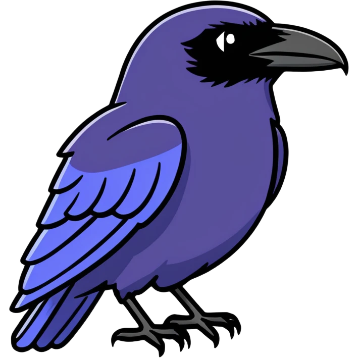 Raven Emoji emoji | AI Emoji Generator