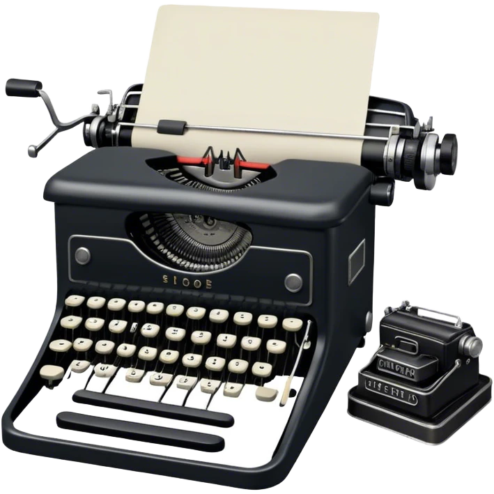 Create an emoji representing screenwriting. The design should feature ...