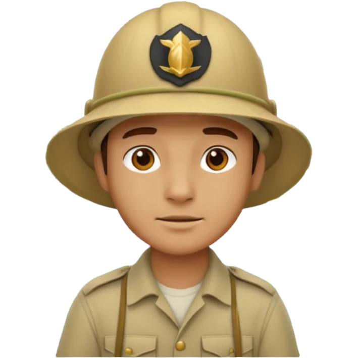 a man in jungle emoji