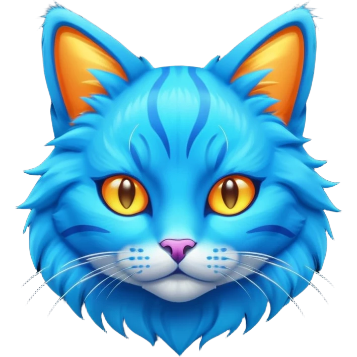neon cat emoji