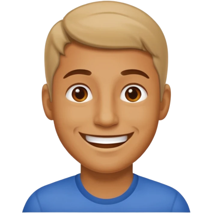 Man saying 67 emoji