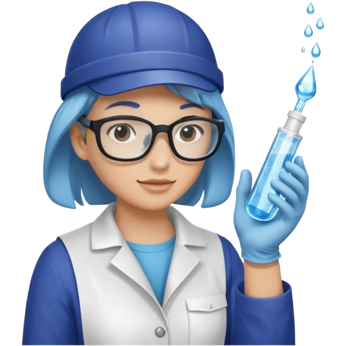 Testing water samples emoji