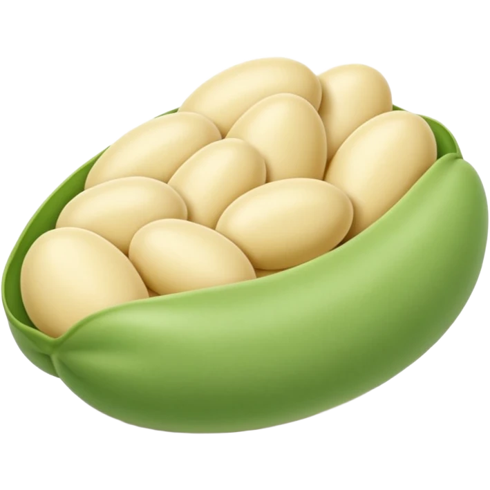 emoji of Austrian Styrian butter bean emoji