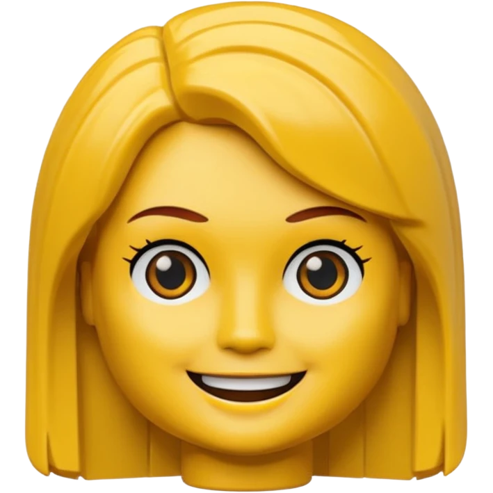 Lego Girl Head emoji