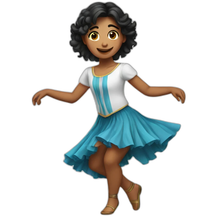 argentinian-girl-dancing emoji