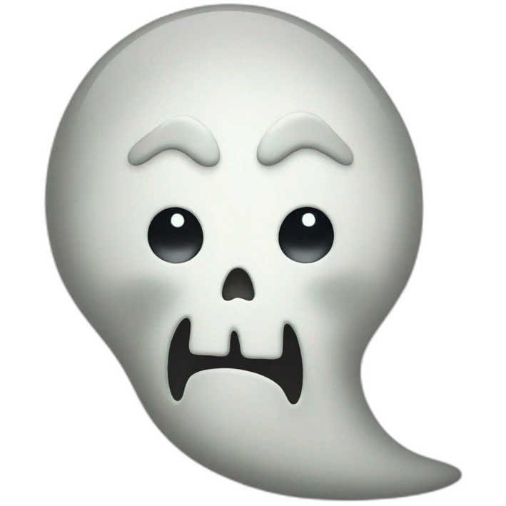 tricky ghost emoji