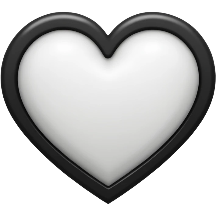 🖤🤍 emoji