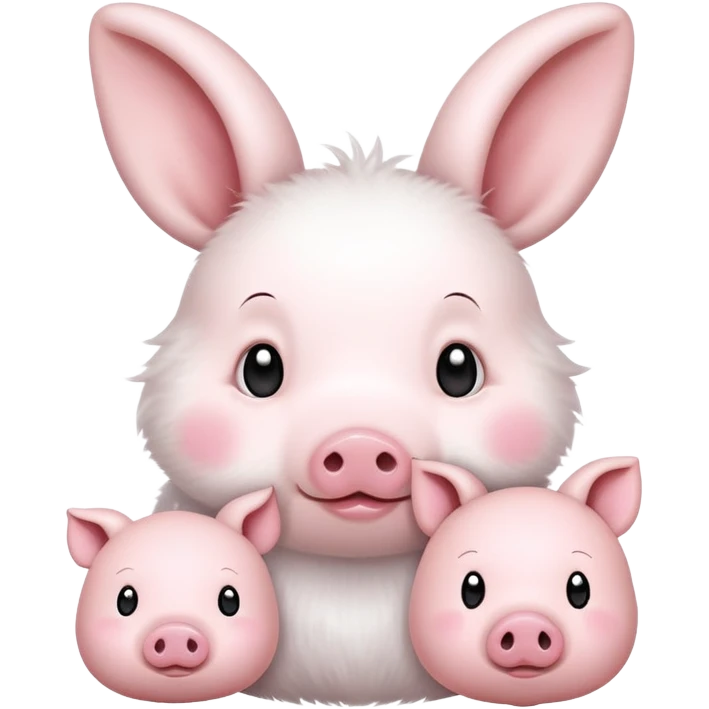 🐽🐰🤍 emoji
