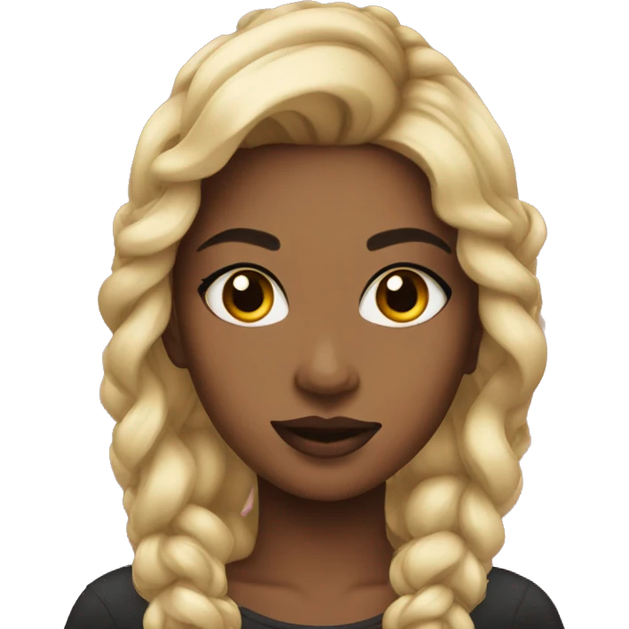 Girl make up emoji