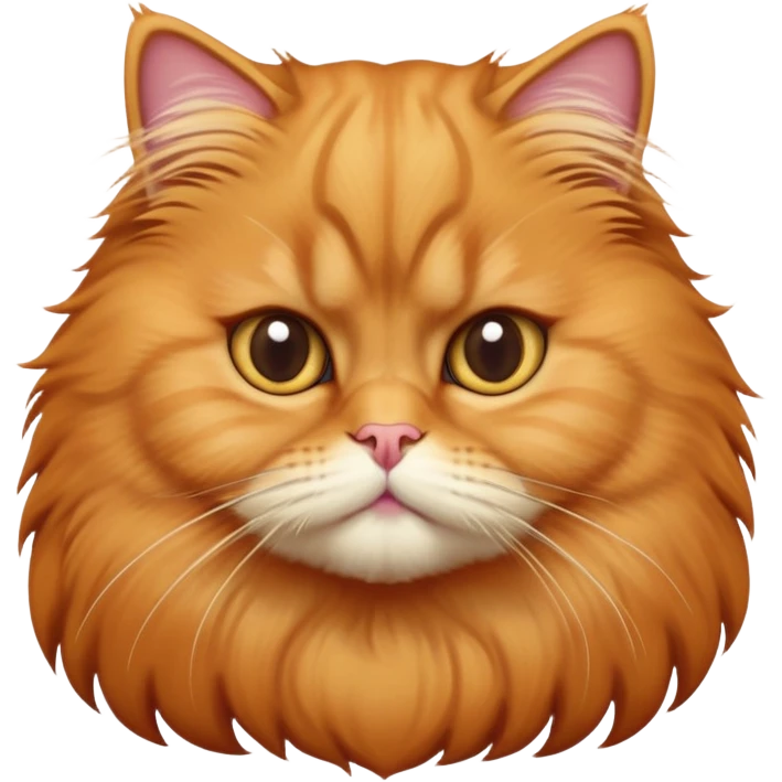 cinematic-adorable-big-eyed-fluffy-solid ginger-persian-cat-portrait-emoji,-head-tilted-playfully-with-a-sweet-expression,-fluffy-solid ginger-fur,-simplified-yet-irresistibly-cute-features-with-large,-expression, solid ginger cat emoji