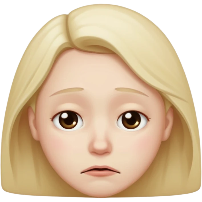 sad face emoji