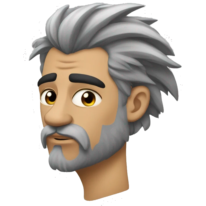 La roca con tatuaje de lobo  emoji
