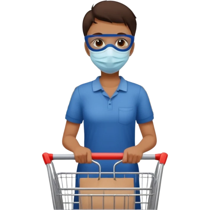 🛒+🚶 emoji