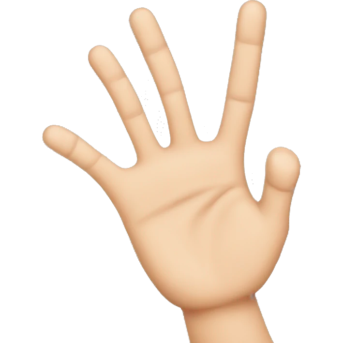 7 fingered had emoji