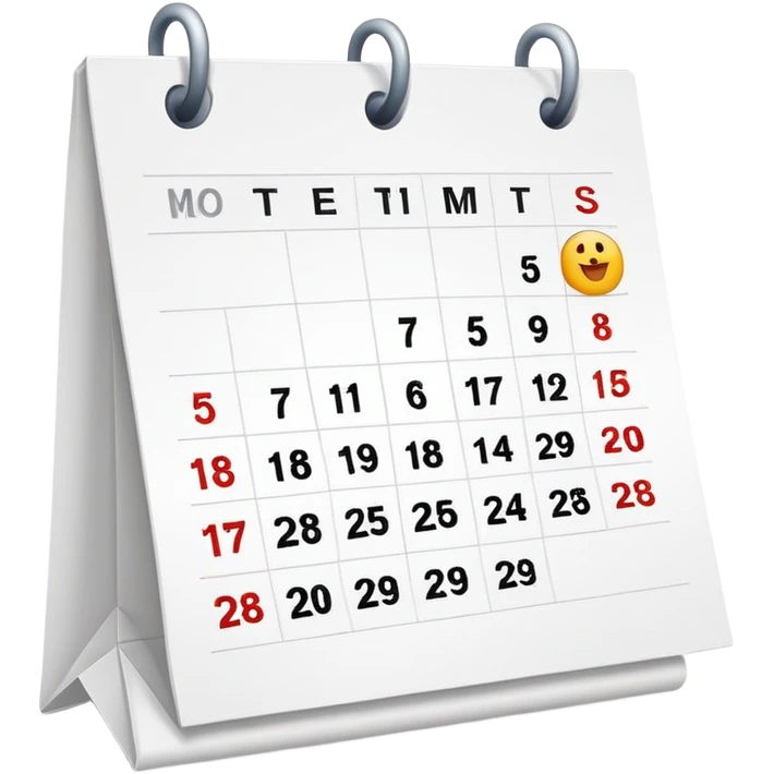 calendar emoji
