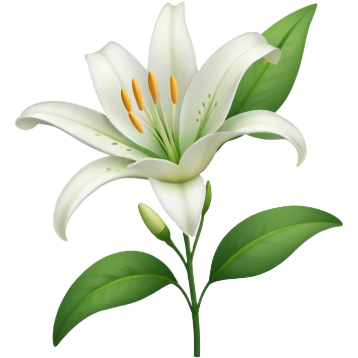 Lily flower emoji