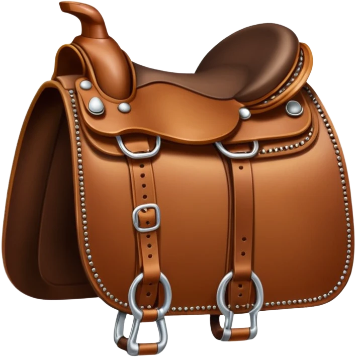 Horse tack set emoji