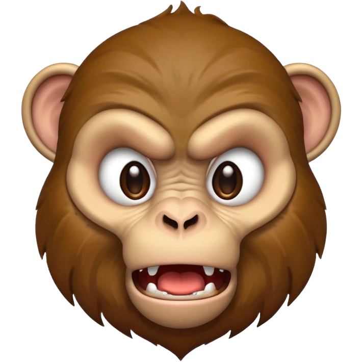 monkey mad emoji