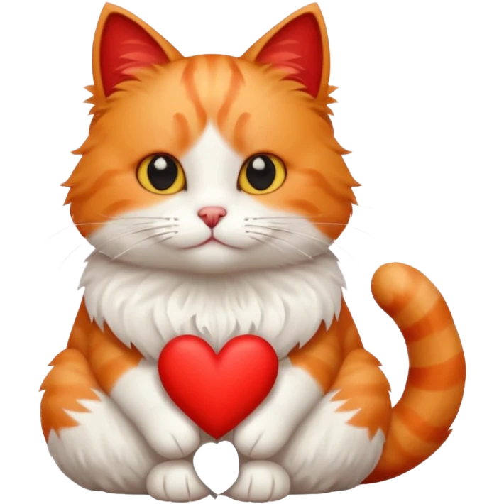 Gato san Valentín  emoji
