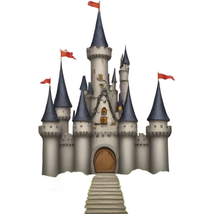  Fairytale castle  emoji