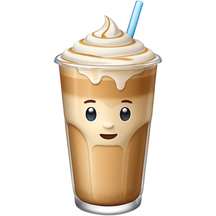 Ice latte emoji