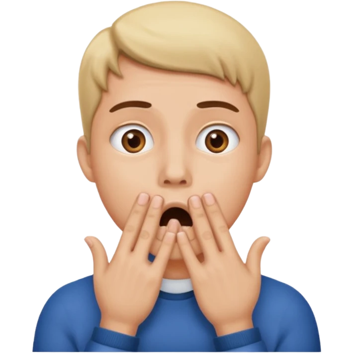 🤫🤫🧏 emoji