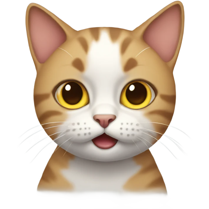 Cat swearing emoji
