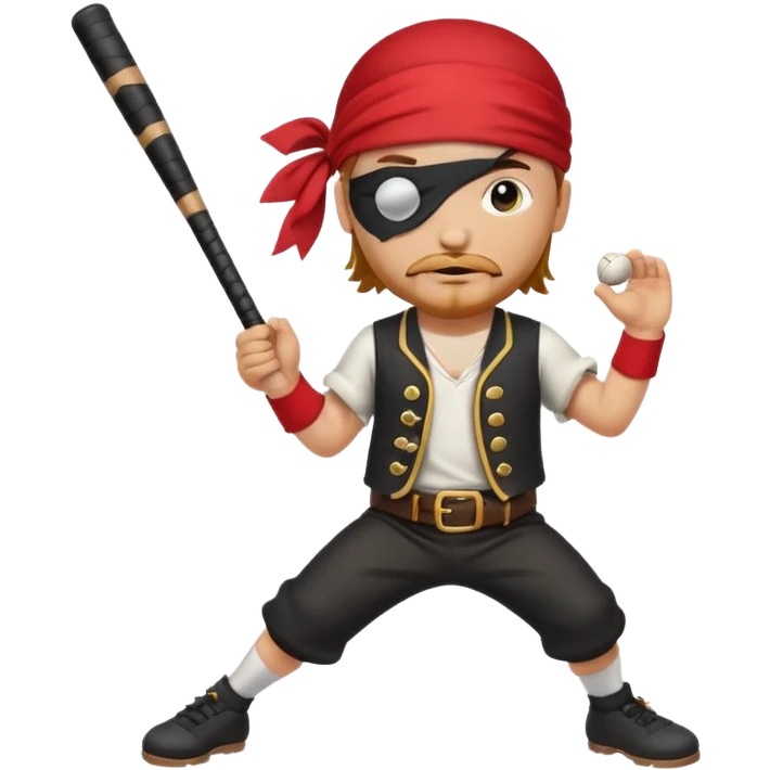 Pirate baseball emoji