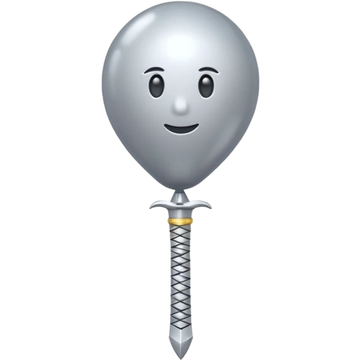  Sword balloon emoji