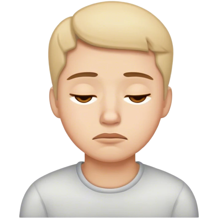 Sleepy emoji