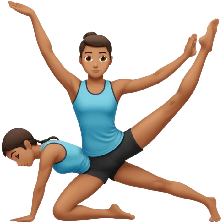 Stretching emoji