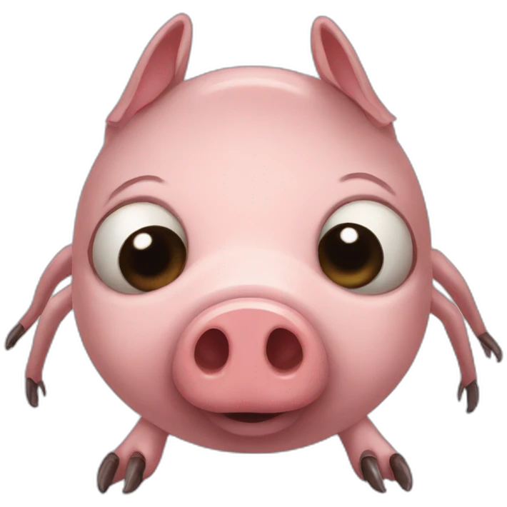 Pig insect  emoji