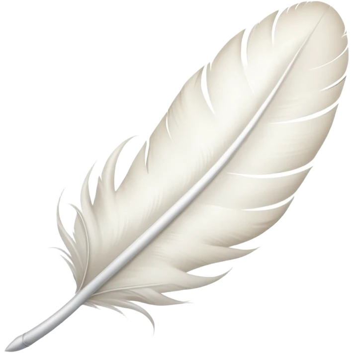 white feather emoji