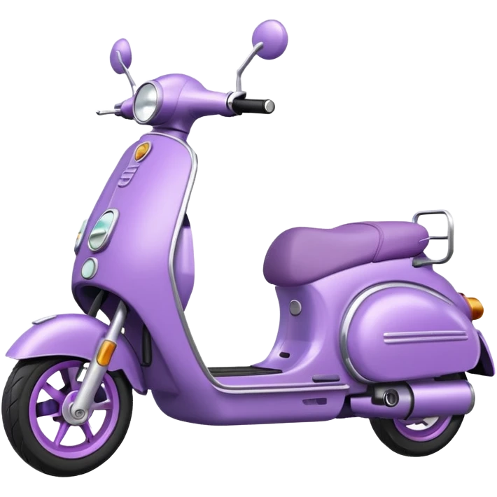 lilac scooter emoji