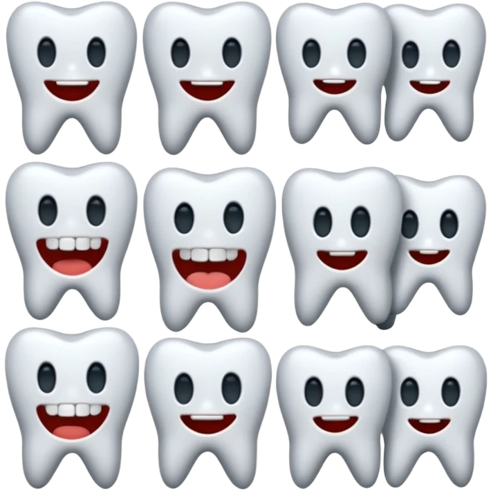Tooth collection  emoji
