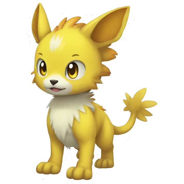 cute cool Digimon-Fakemon-animal full body emoji