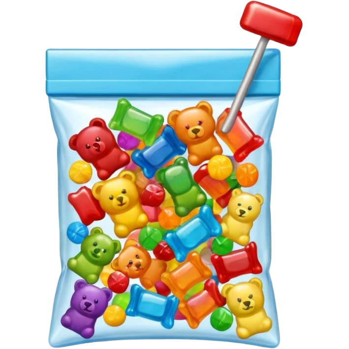 happy zip lock with pounder  emoji