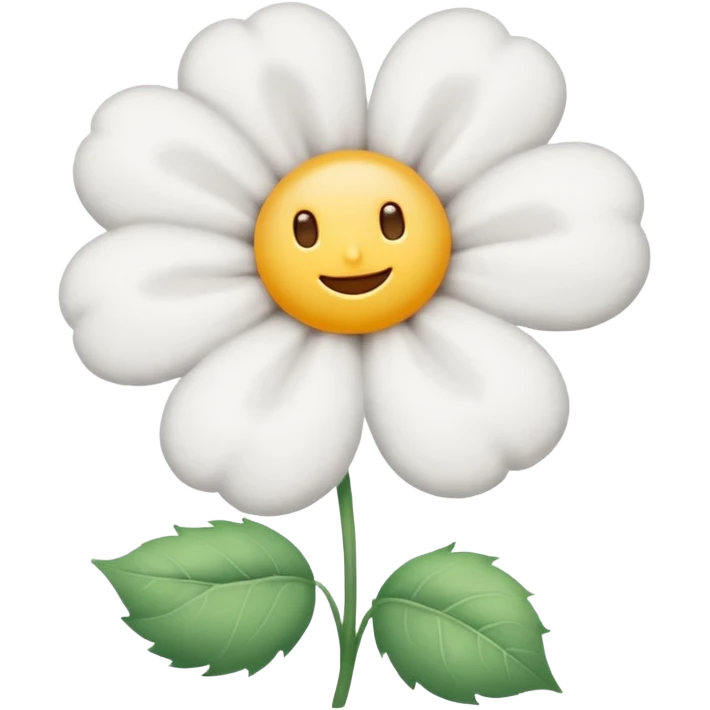 хлопок цветок emoji